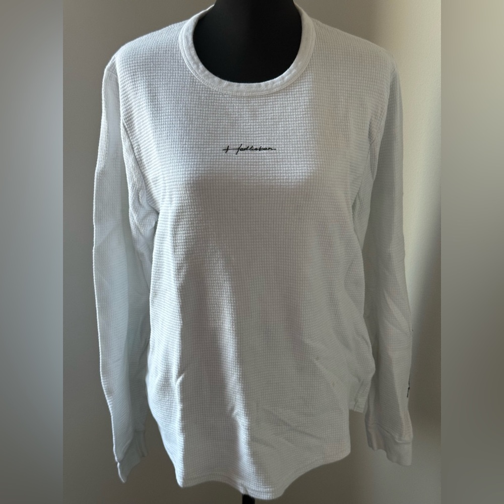 Hollister White Waffle Knit Shirt - 3 for $10